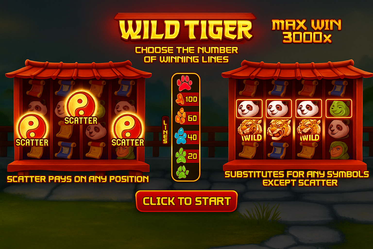Wild Tiger gameplay